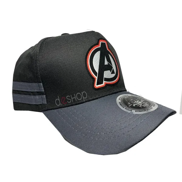 Dadivit : Avengers gris oxford con franjas adulto curva
