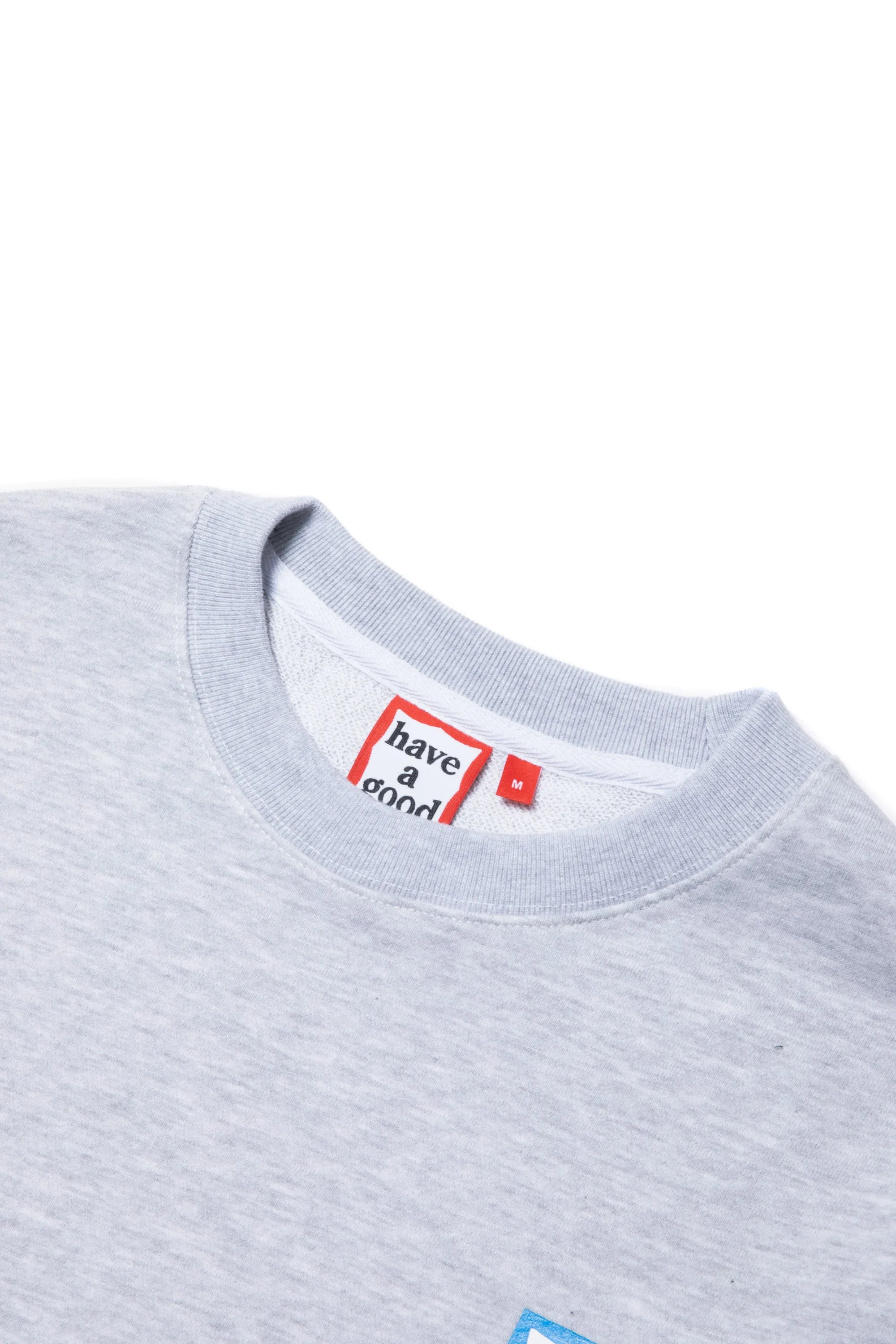 MINI BLUE FRAME CREWNECK CO HEATHER GRAY