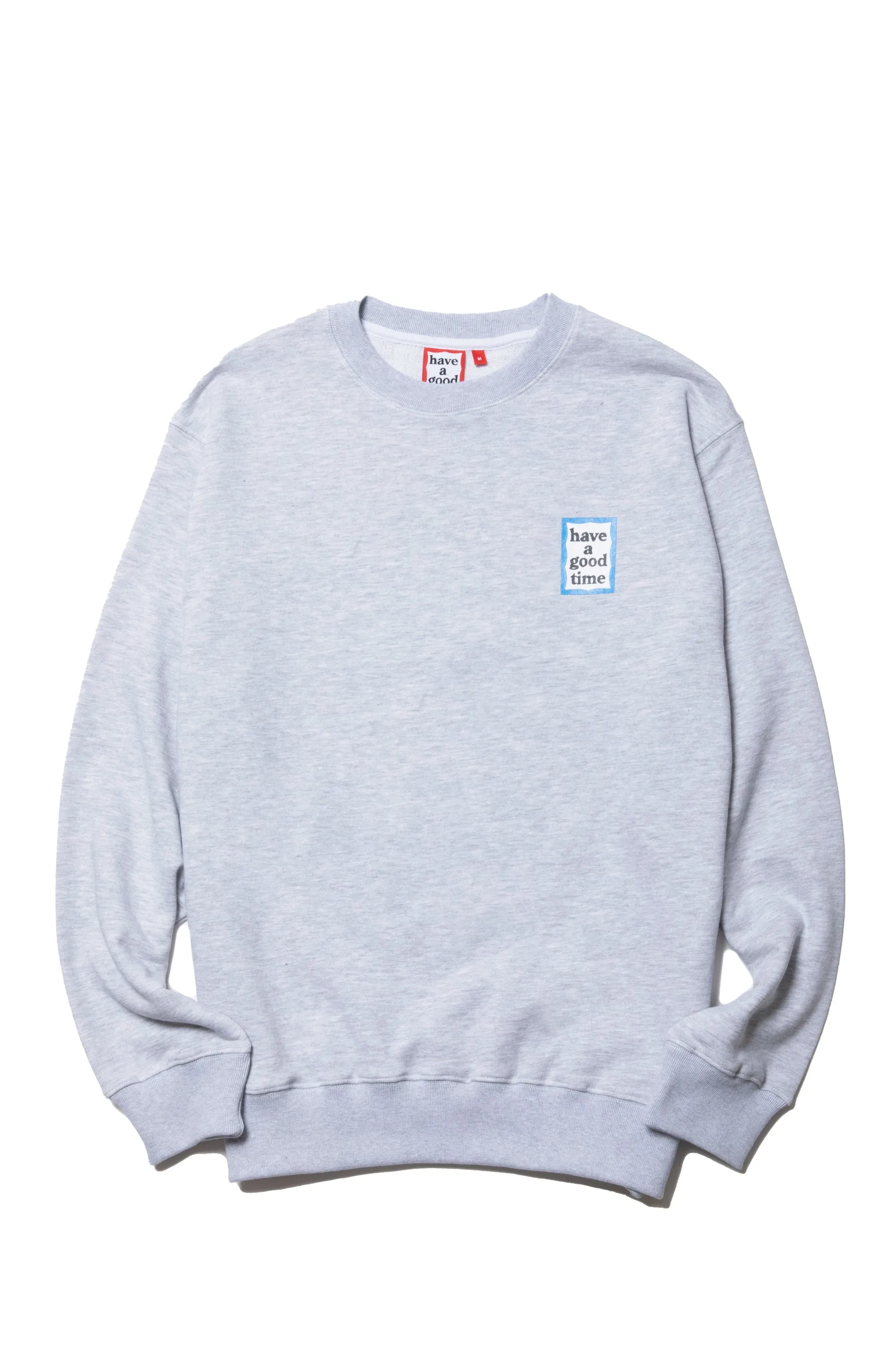 MINI BLUE FRAME CREWNECK CO HEATHER GRAY