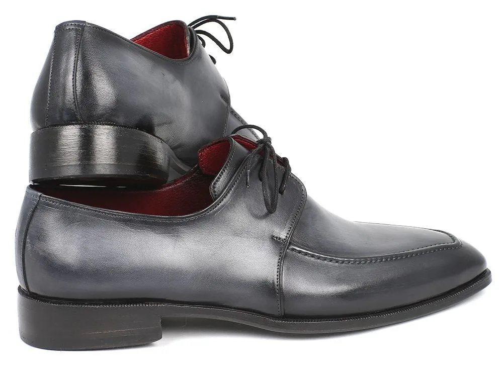 Paul Parkman Gray & Black Derby Shoes