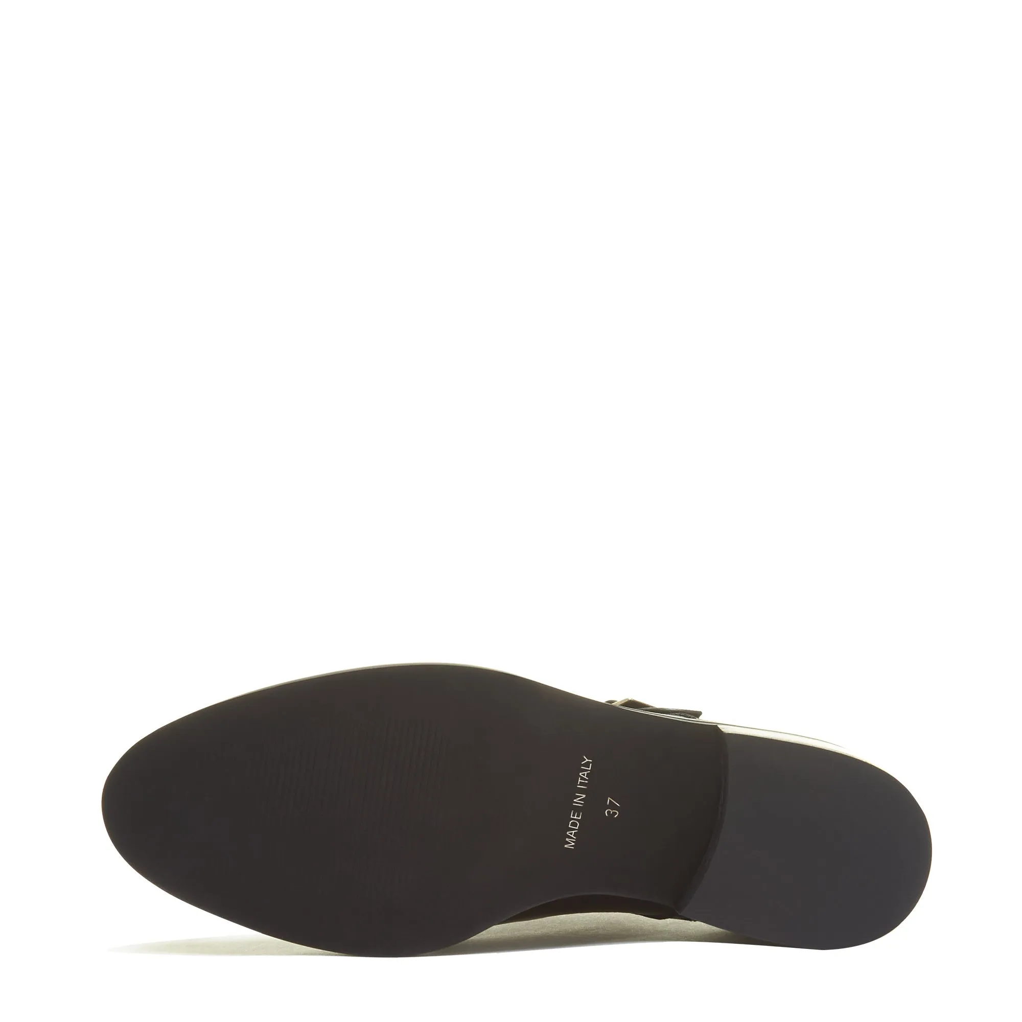 Vendôme Sophie black calfskin leather double monk shoes